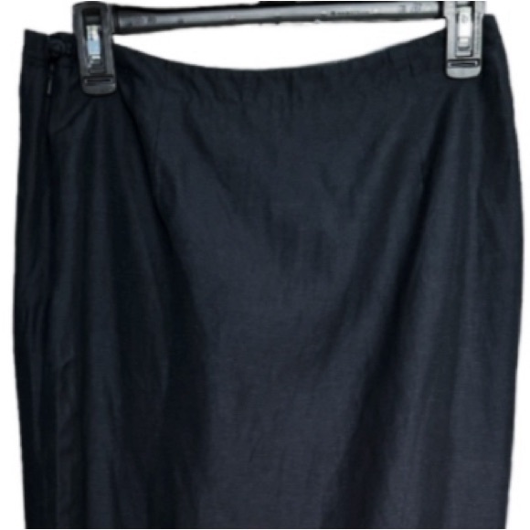 Monsoon Silk Maxi Skirt Navy Size 8 - Picture 7 of 13